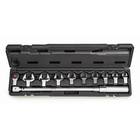 Capri Tools Interchangeable Torque Wrench Set, 14 x 18 mm, 30-250 ft.-lb., 11 pcs CP31210-IC250FL